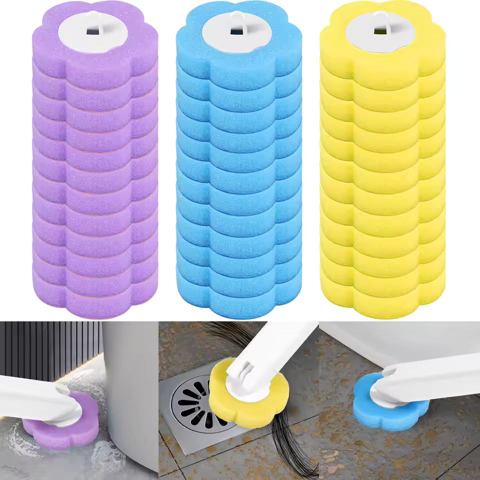 Replaceable Toilet Brush Refill Kit (18 Pcs)