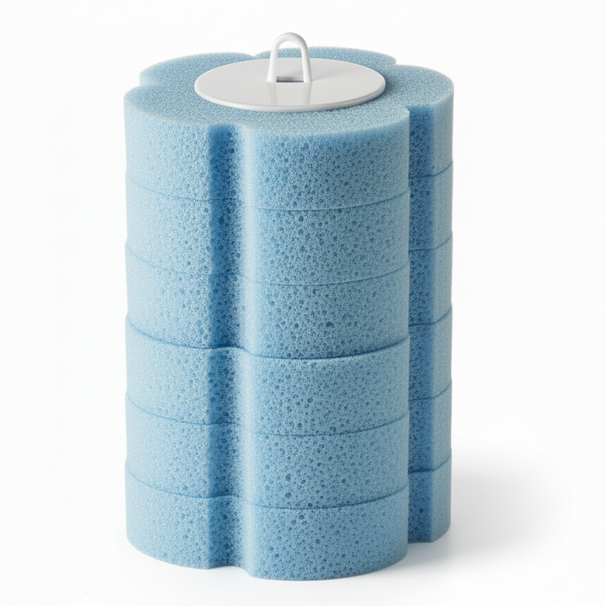 Replaceable Toilet Brush Refill Kit (18 Pcs)