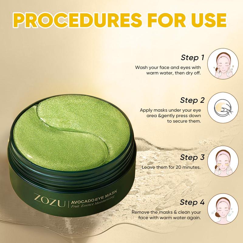 Avocado GlowLeaf™ Eye Mask by Zozu® (60pcs)
