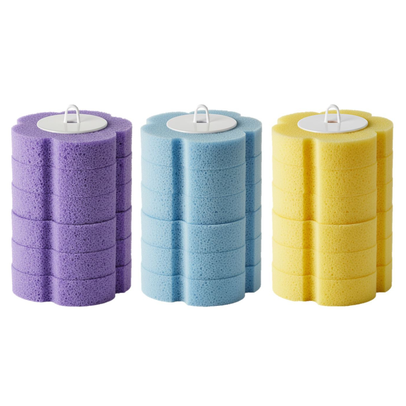 Replaceable Toilet Brush Refill Kit (18 Pcs)